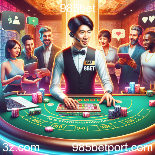 A Experiência Imersiva do Cassino Ao Vivo no 985bet